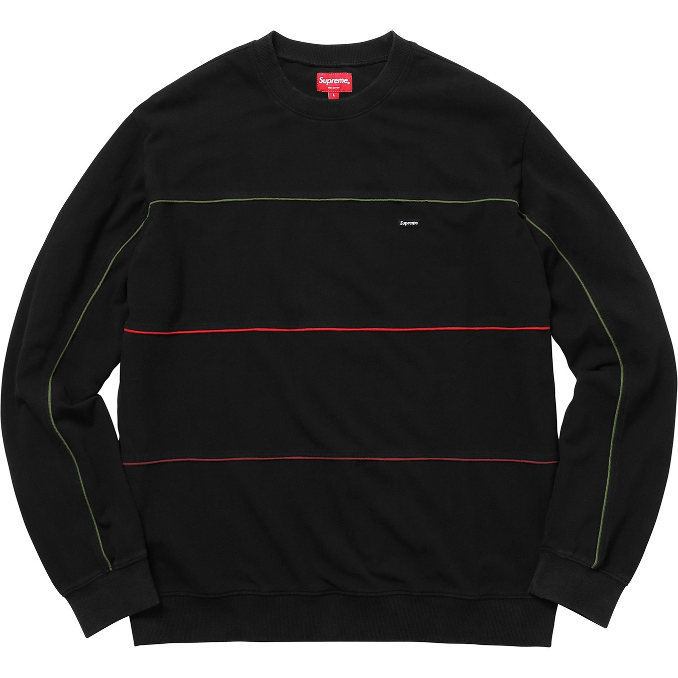 Multicolor Piping Pique Crewneck view 2